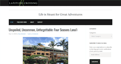 Desktop Screenshot of latitudecrossing.com